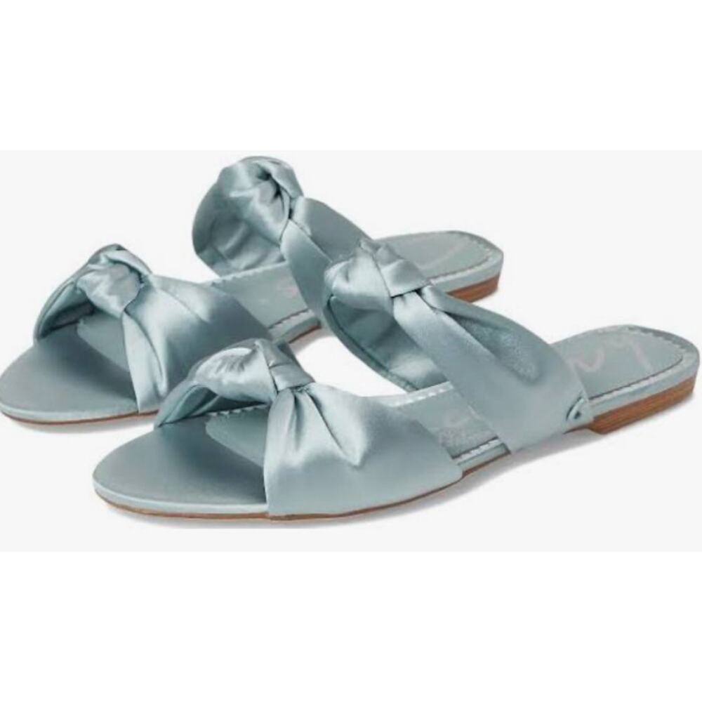 Circus NY By Sam Edelman Blue Haze Satin Size 6.5 Sandals